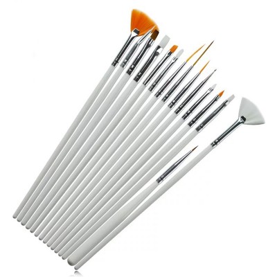 Kit pinceau nail art débutants Blanc