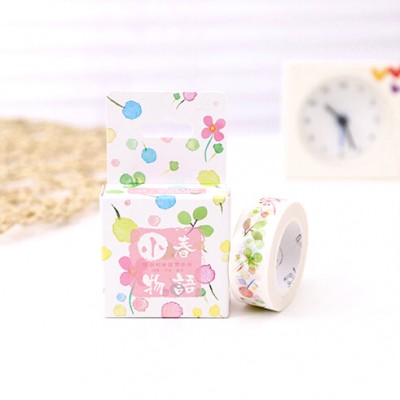 Masking Tape Fleurs Aquarelle