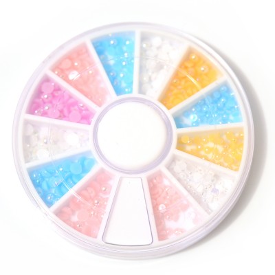 Carrousel demi-perles pastels