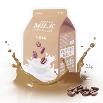 Masque visage tissus Milk Café A'Pieueu