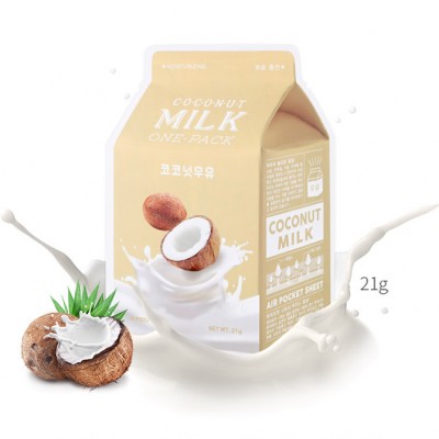 Masque visage tissus Milk Coco A'Pieu