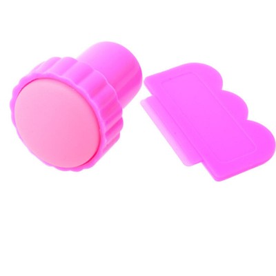 Tampon à stamping rose