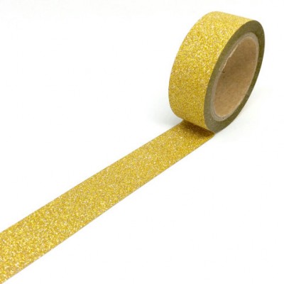 Masking Tape Glitter Doré