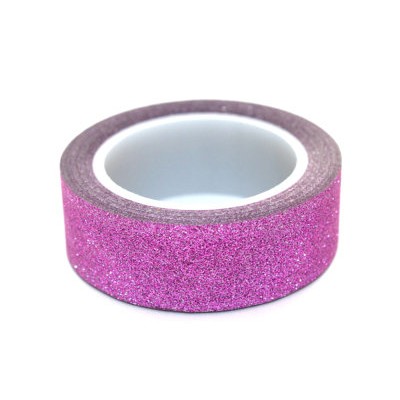 Masking Tape Glitter Rose