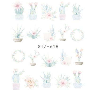 Water decals - Cactus STZ 618