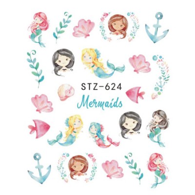 Water decals - Sirènes STZ 624
