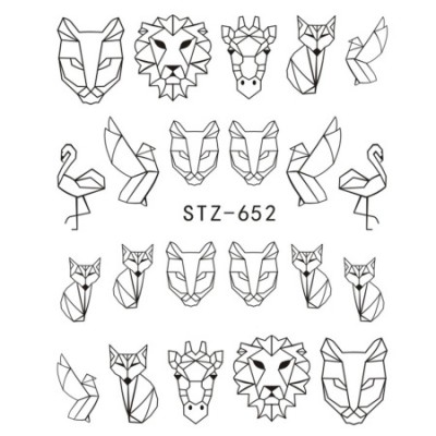 Water decals - Origami STZ 652 