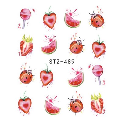 Water decals - STZ489 Summer Strawberry
