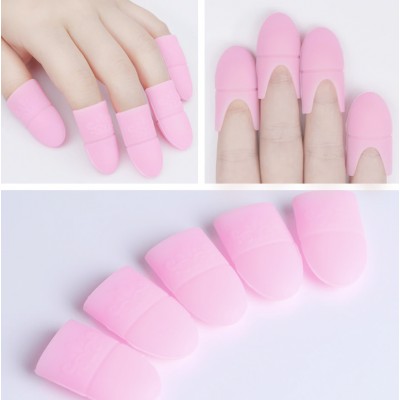 Papillotte silicone (Rose ou Blanc) x5