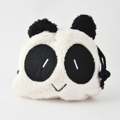 Pochette peluche Panda